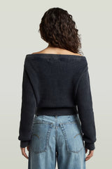 G-Star Off Shoulder Washed Knit