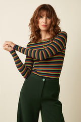 King Louie Lili Top Lottie Stripe