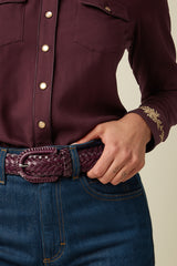 King Louie Wide Braid Belt