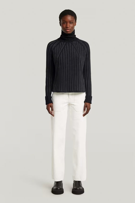 G-Star Washed Loose Turtle Knit