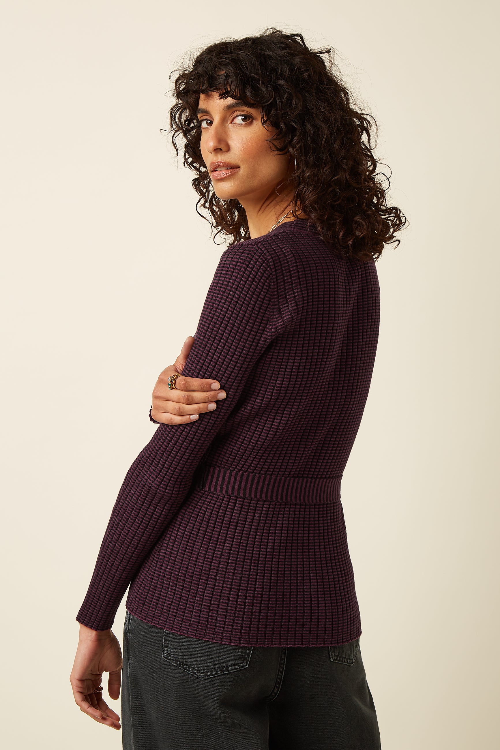 King Louie Mila Rib Cardigan Sere