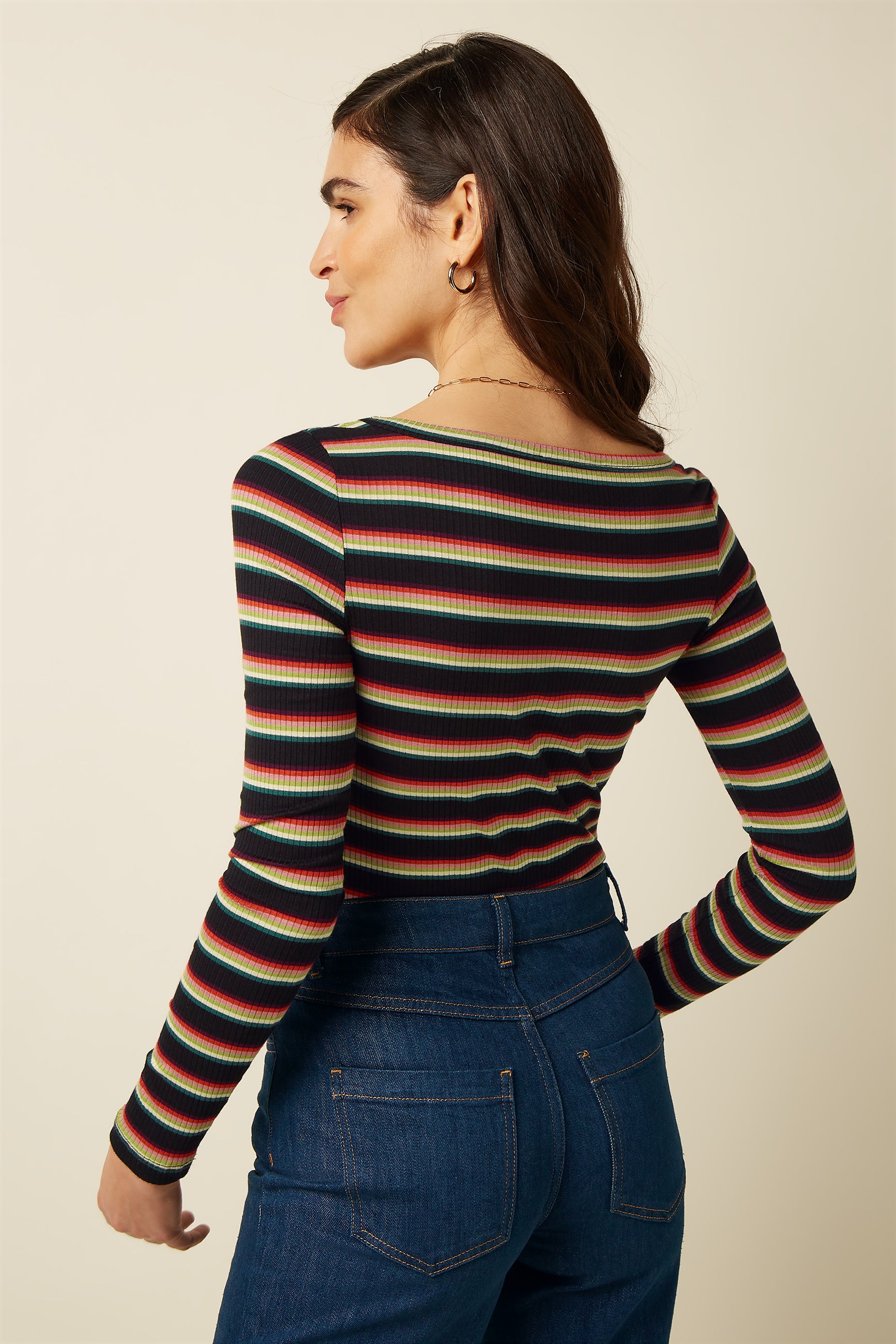 King Louie Lily Top Lottie Stripe