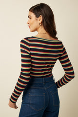 King Louie Lily Top Lottie Stripe