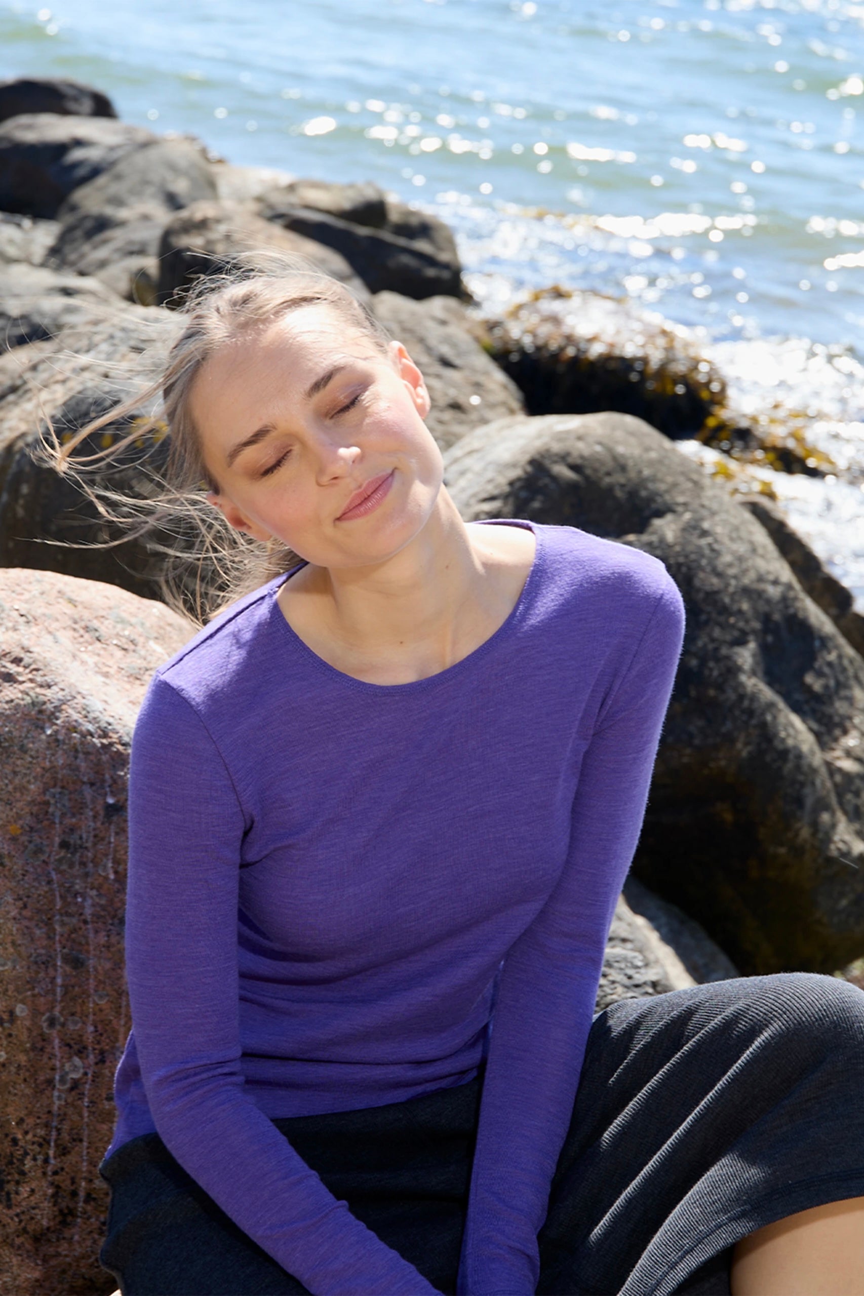 Jalfe Uldbluse Langærmet