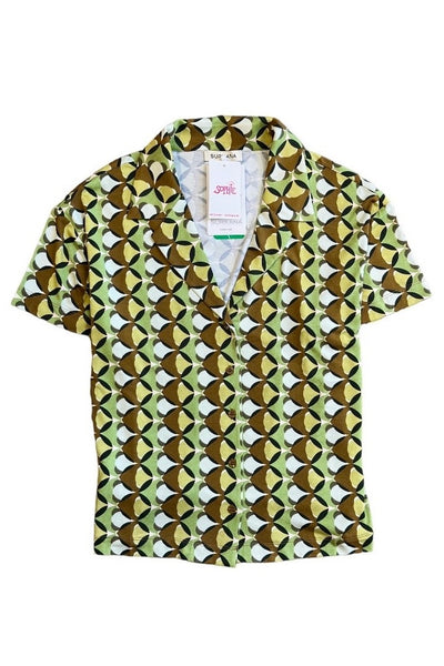 Surkana Givi Hawaiian Style Shirt #farve_green