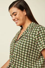King Louie Tex Blouse Jade