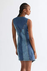 Wrangler Vest Dress Patchwork