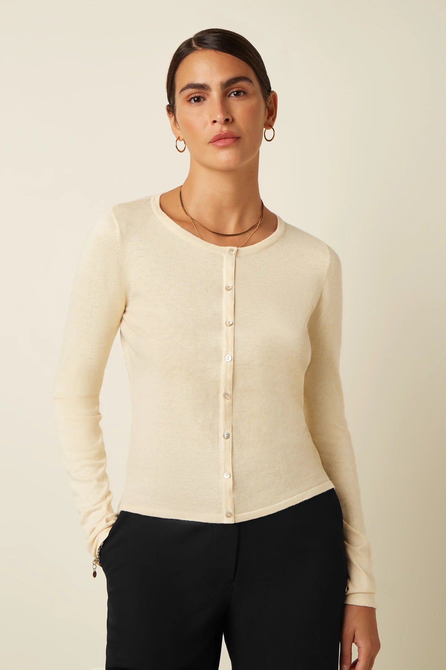 King Louie Cardigan Roundneck Cocoon