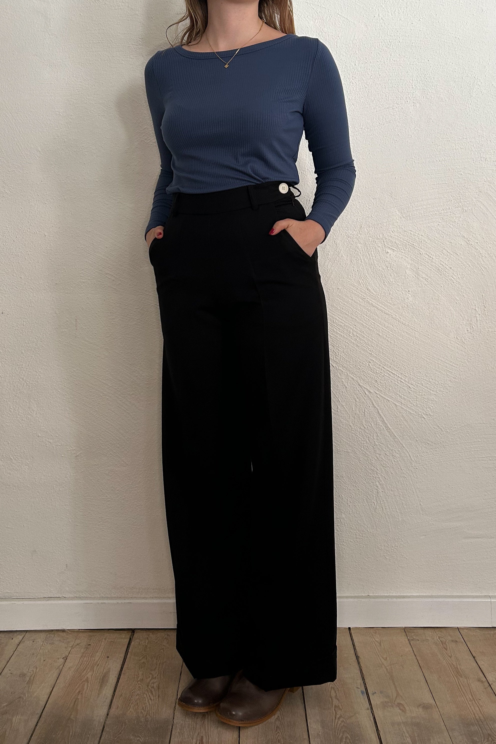 Weekend Doll High Waist Wide Leg Trousers