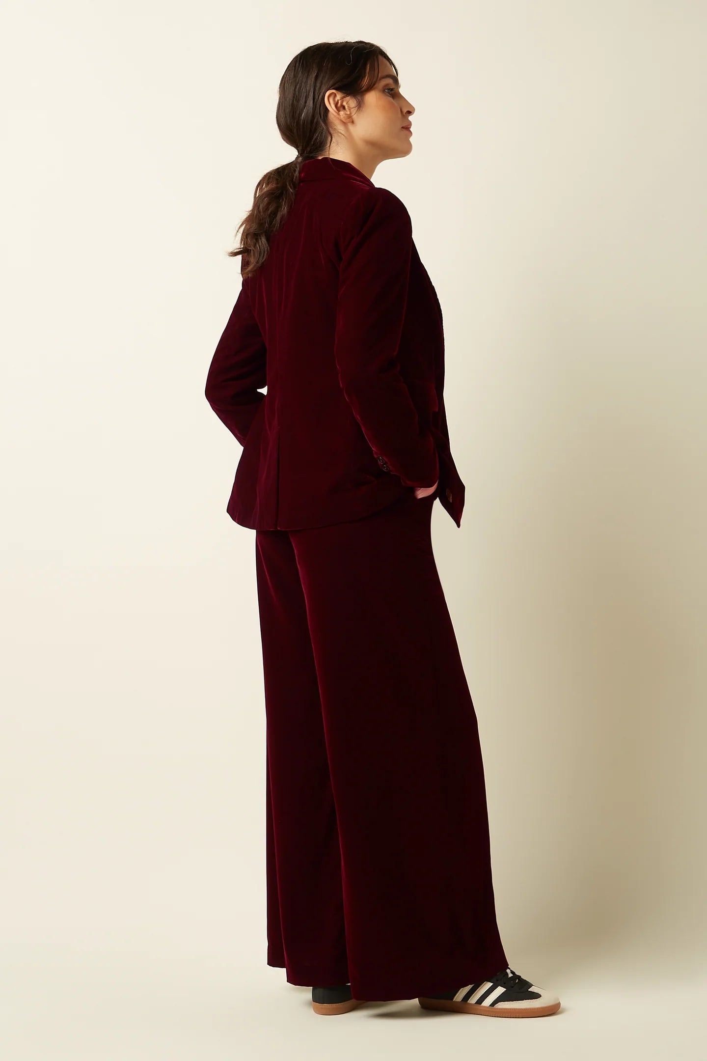 King Louie Brooke Blazer Gamine Velvet