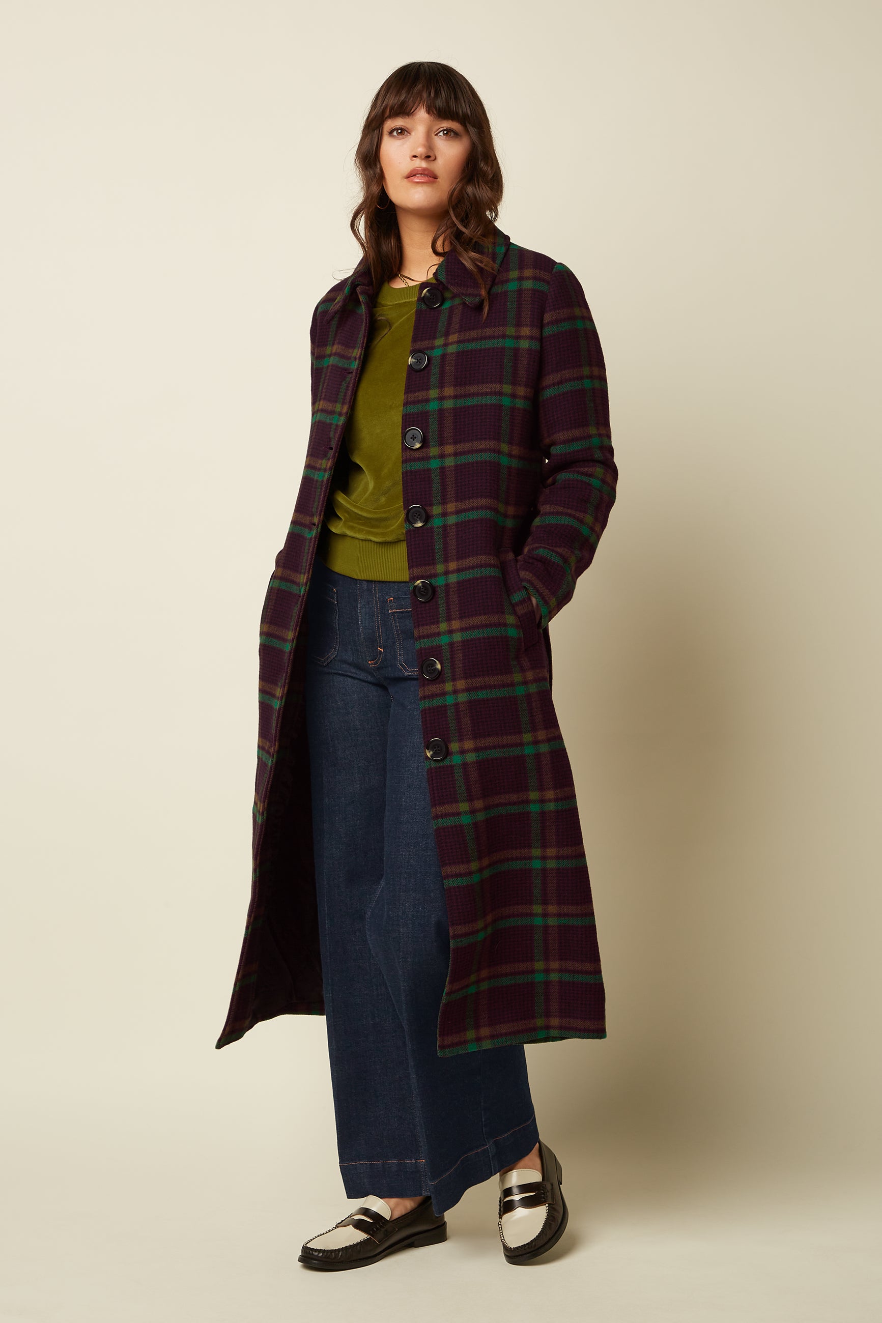 King Louie Arabella Coat Vera Check