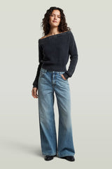 G-Star Off Shoulder Washed Knit