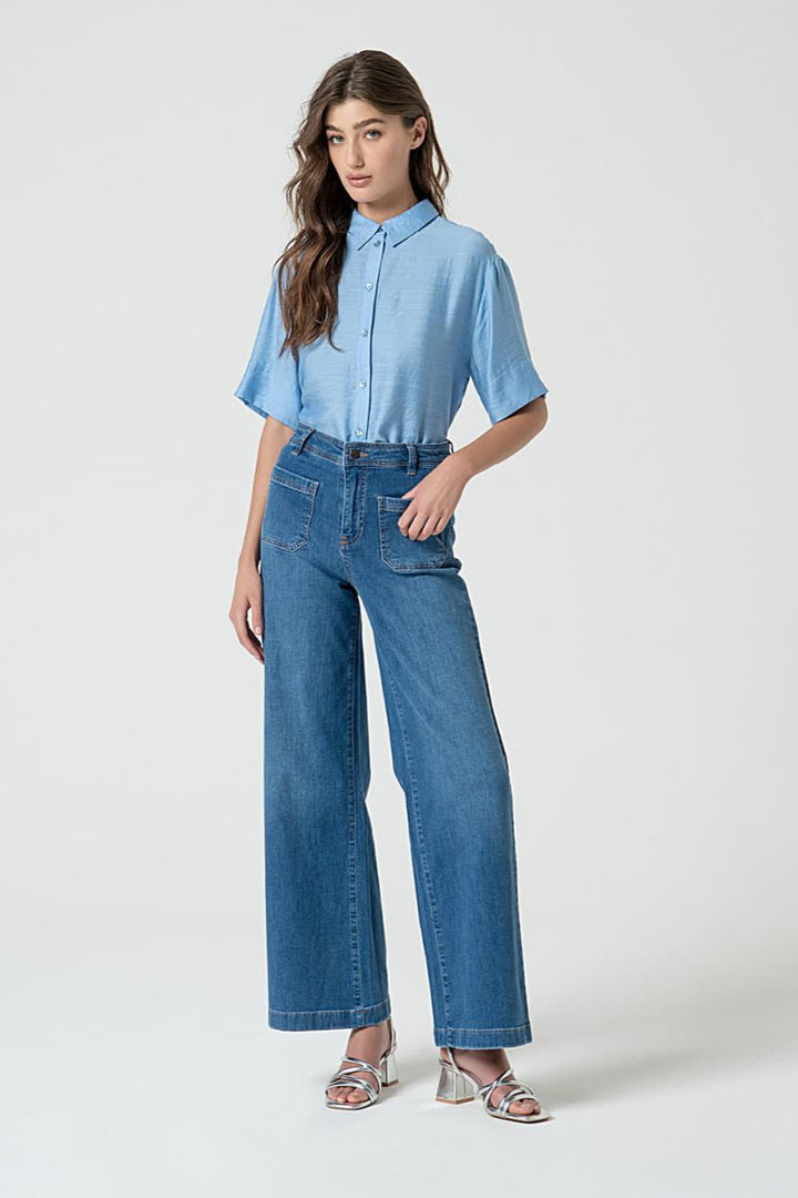 Surkana Kaim Flare Jeans Pockets