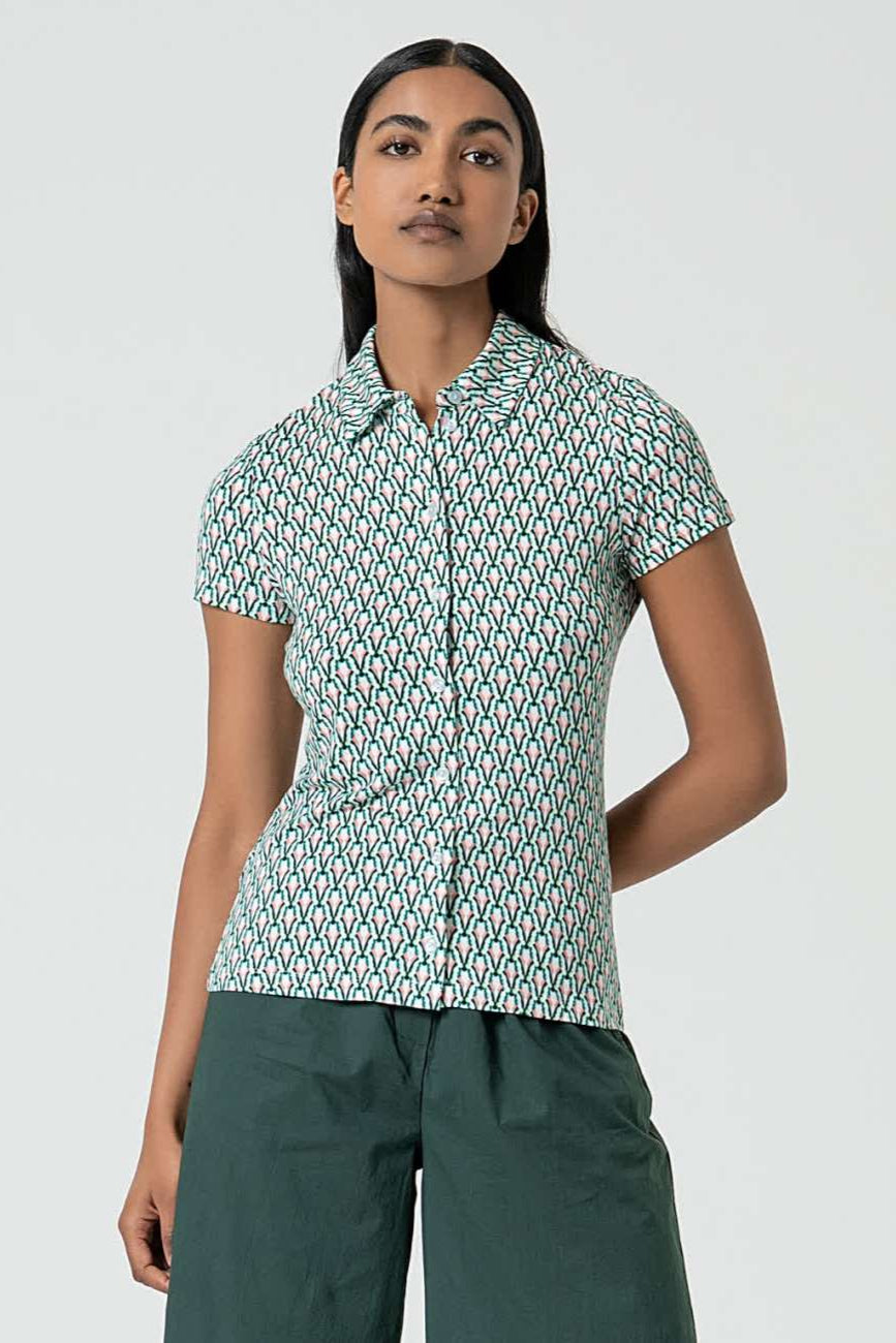 Surkana Orve Short Sleeve Shirt #farve_verde