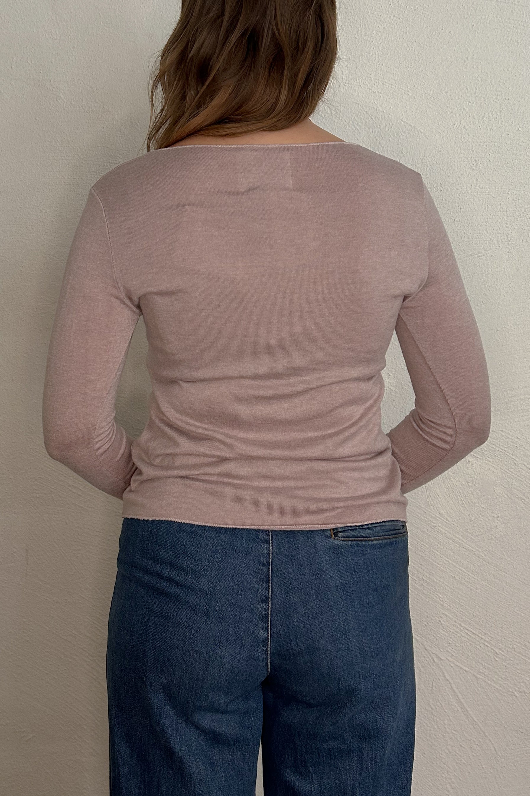 Sophies Langærmet V-hals Top