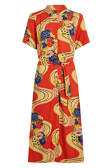 King Louie Olive Dress Ember