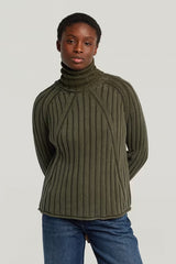 G-Star Washed Loose Turtle Knit