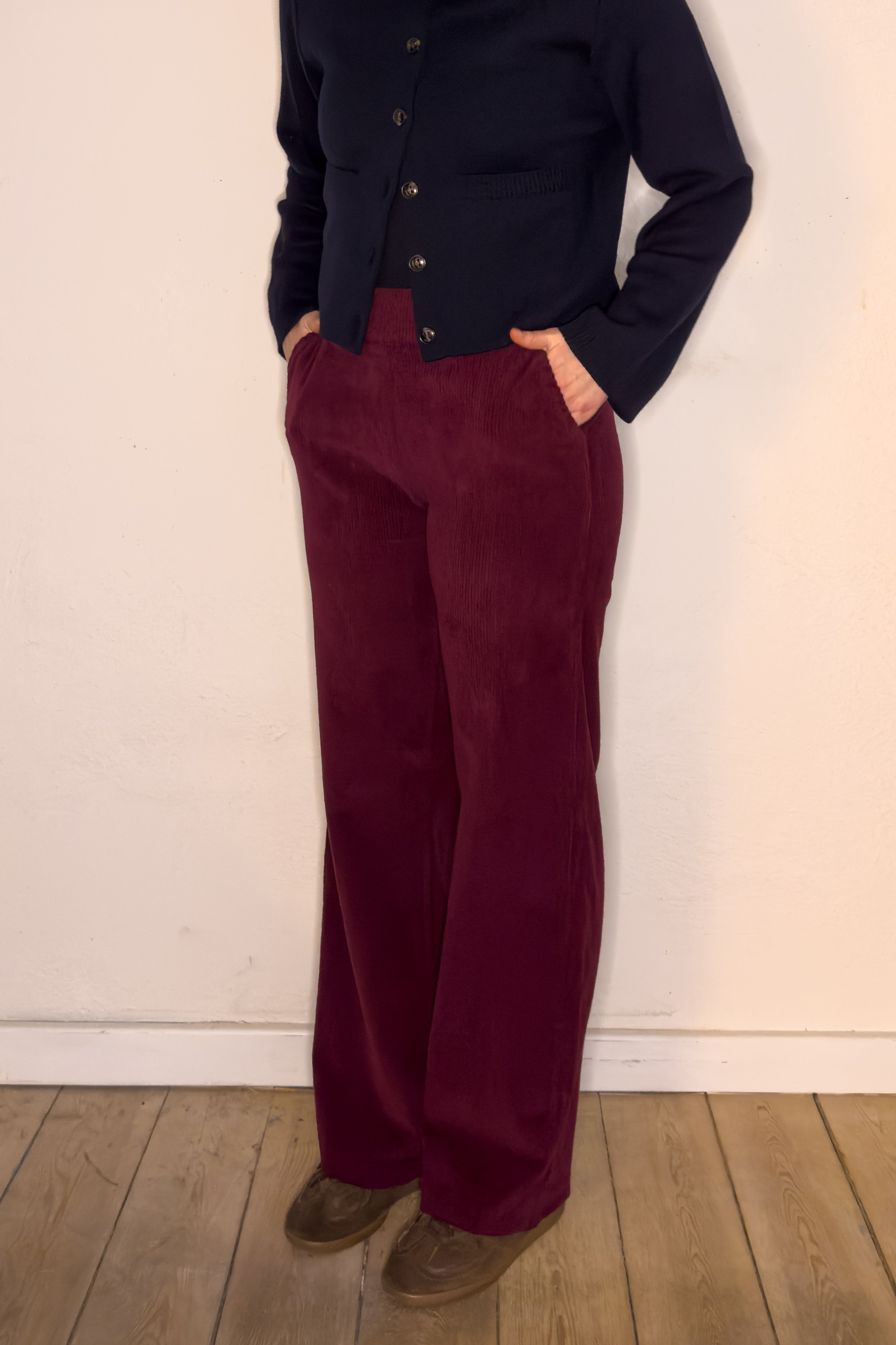 Amaze Cph Victoria Bredriflet Fløjl Bukser