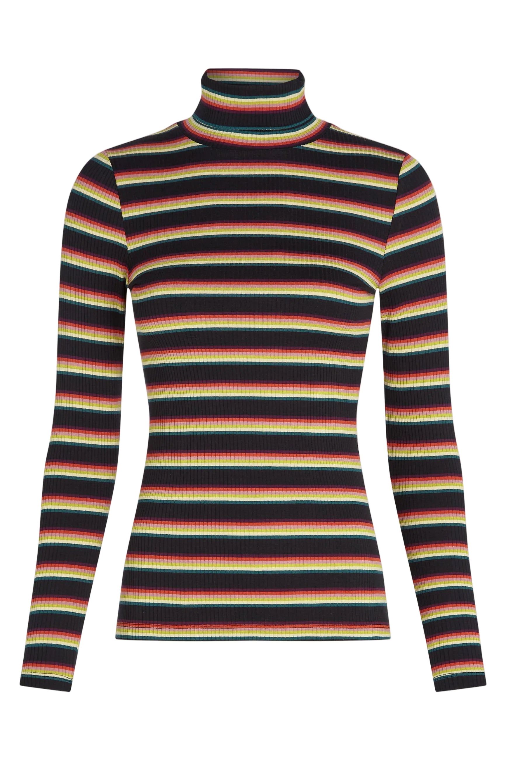 King Louie Rollneck Top Lottie Stripe
