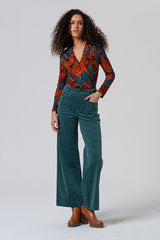 Surkana Liyu Flared Pants Corduroy