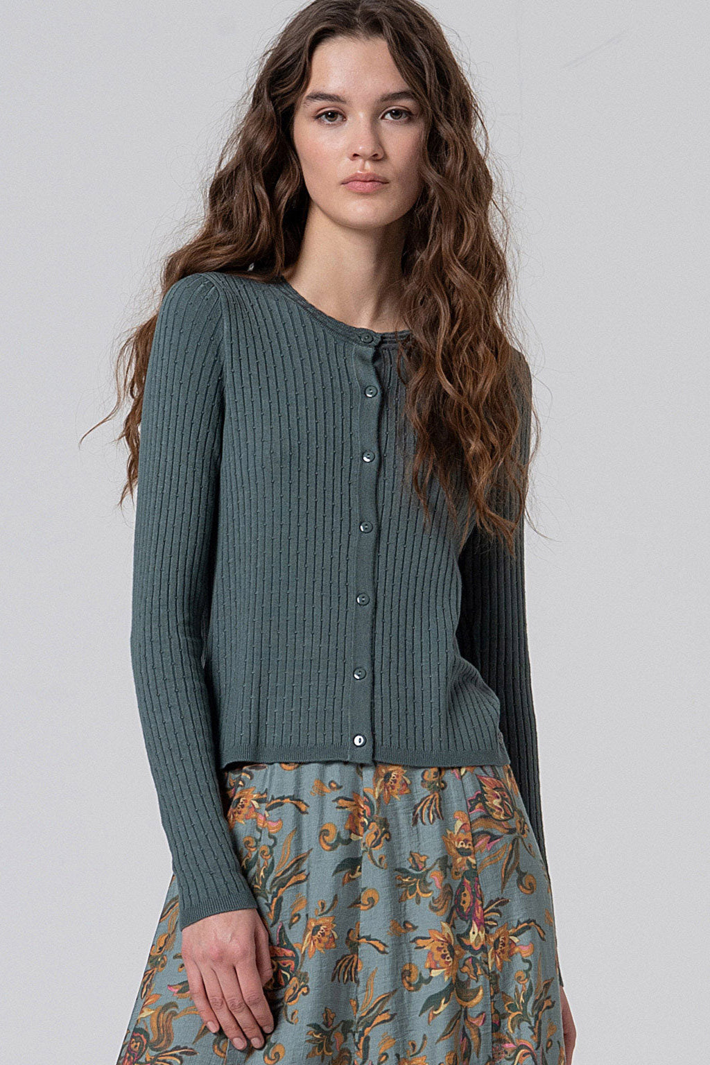 Surkana Liza Ribbed Cardigan