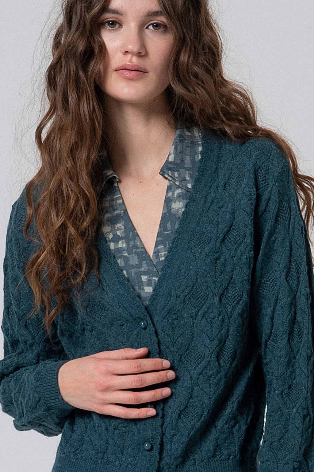 Surkana Omar V-Neck Cardigan