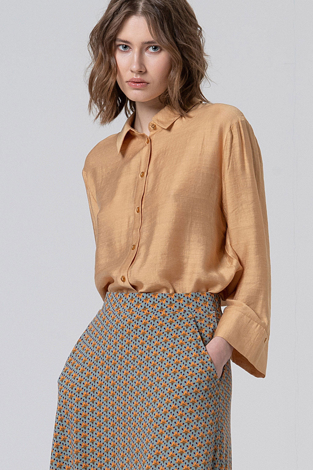 Surkana Omfo Flared Skirt