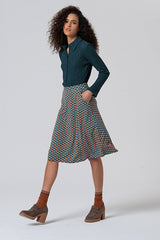 Surkana Omfo Flared Skirt