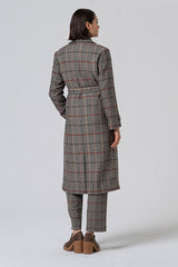 Surkana Maco Trench Coat Herringbone