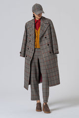 Surkana Maco Trench Coat Herringbone