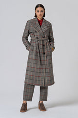 Surkana Maco Trench Coat Herringbone