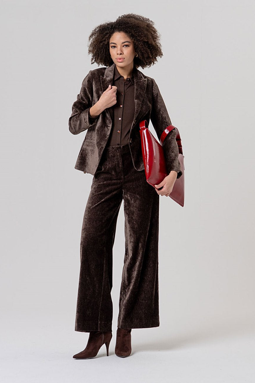 Surkana Baro Wide Pants Velvet