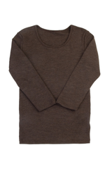 Joha Rundhals Rib Bluse Merinould