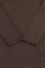 Joha Rundhals Rib Bluse Merinould