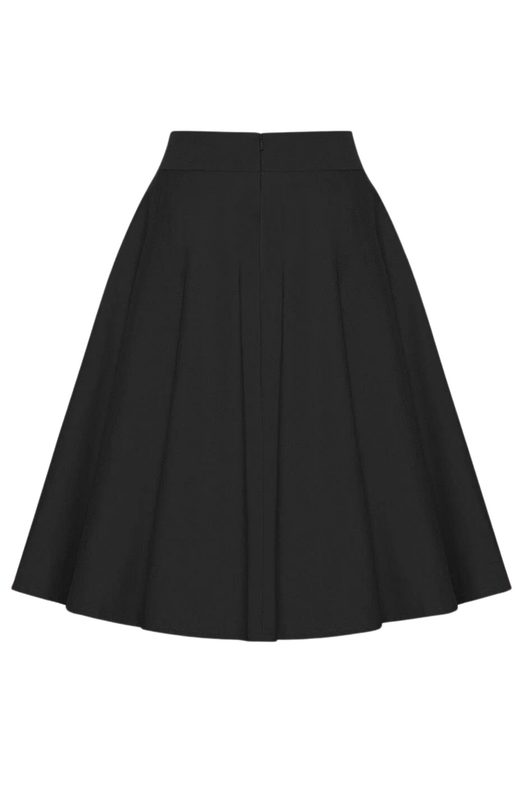 Daisy Dapper Swing Skirt #farve_black