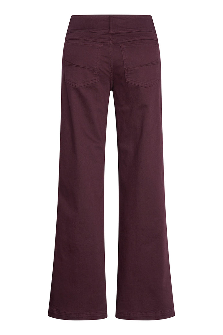 Cloud9 Lotus Wide Jeans #farve_aubergine