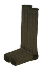 Full Colour Rib Knee Socks