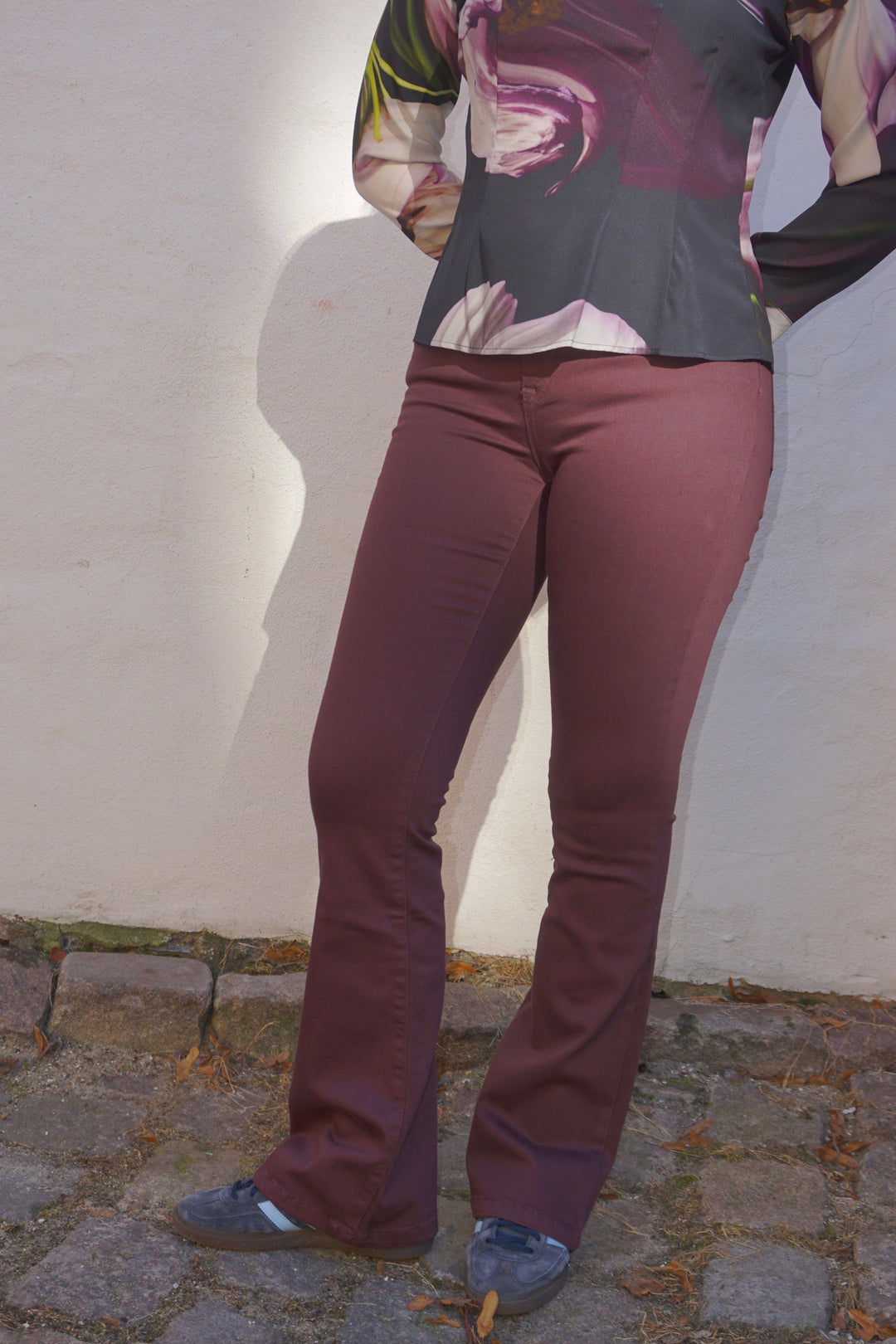 Cloud9 Dora Flared Jeans #farve_aubergine