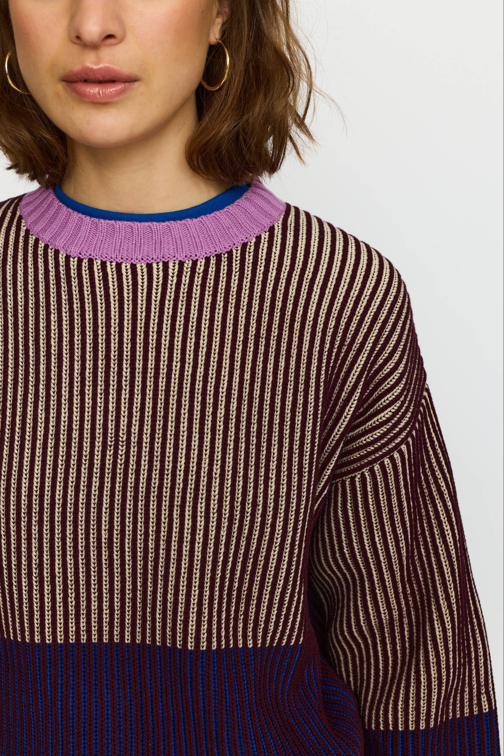 Selfhood Rib Block Knit