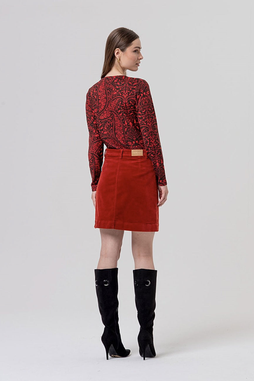 Surkana Tass Short Skirt Corduroy