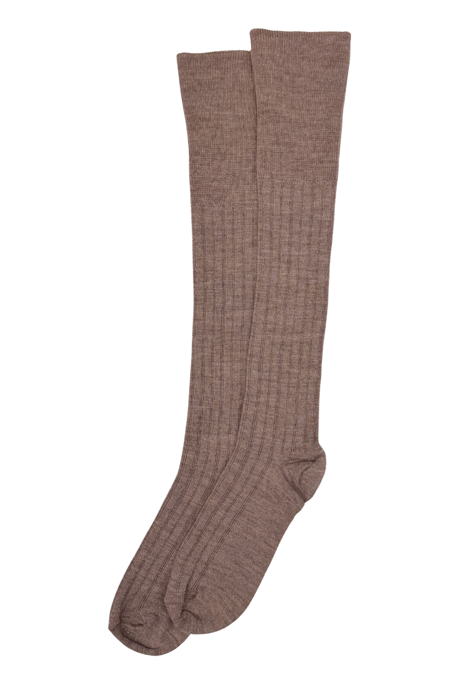 Joha Women Rib Wool Knee Socks