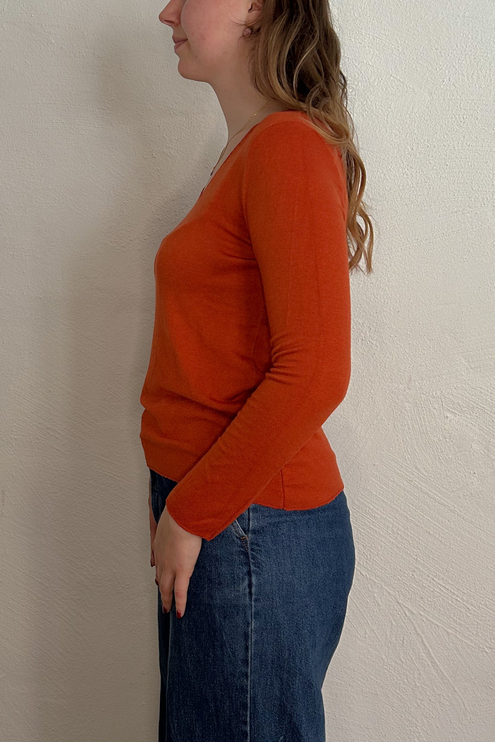Sophies Langærmet V-hals Top