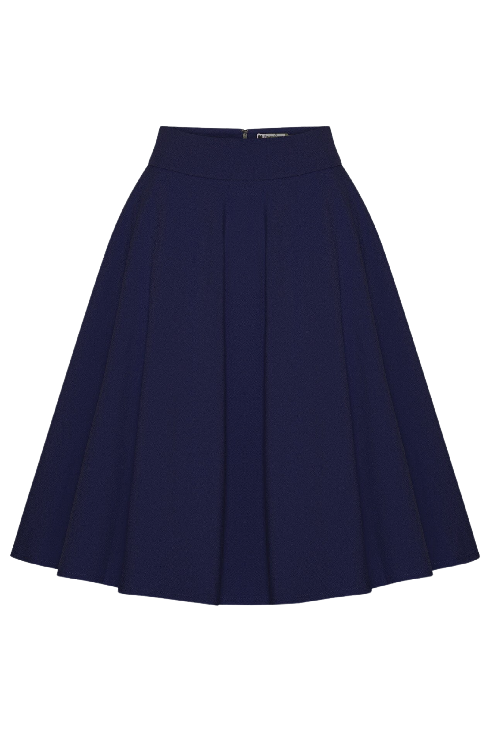 Daisy Dapper Swing Skirt #farve_navy