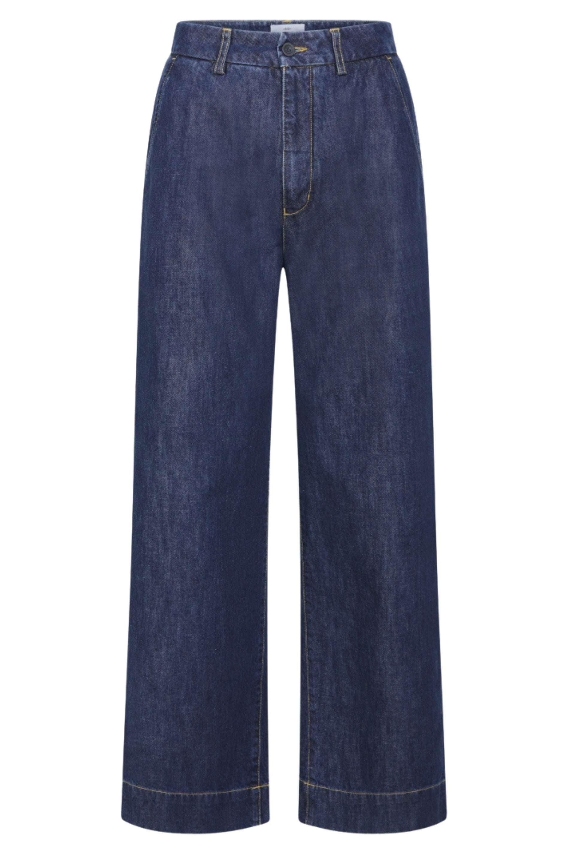 Klitmøller Lydia Denim Pant Dark Blue Stonewash Mørk Denim #farve_dark-blue-stonewash