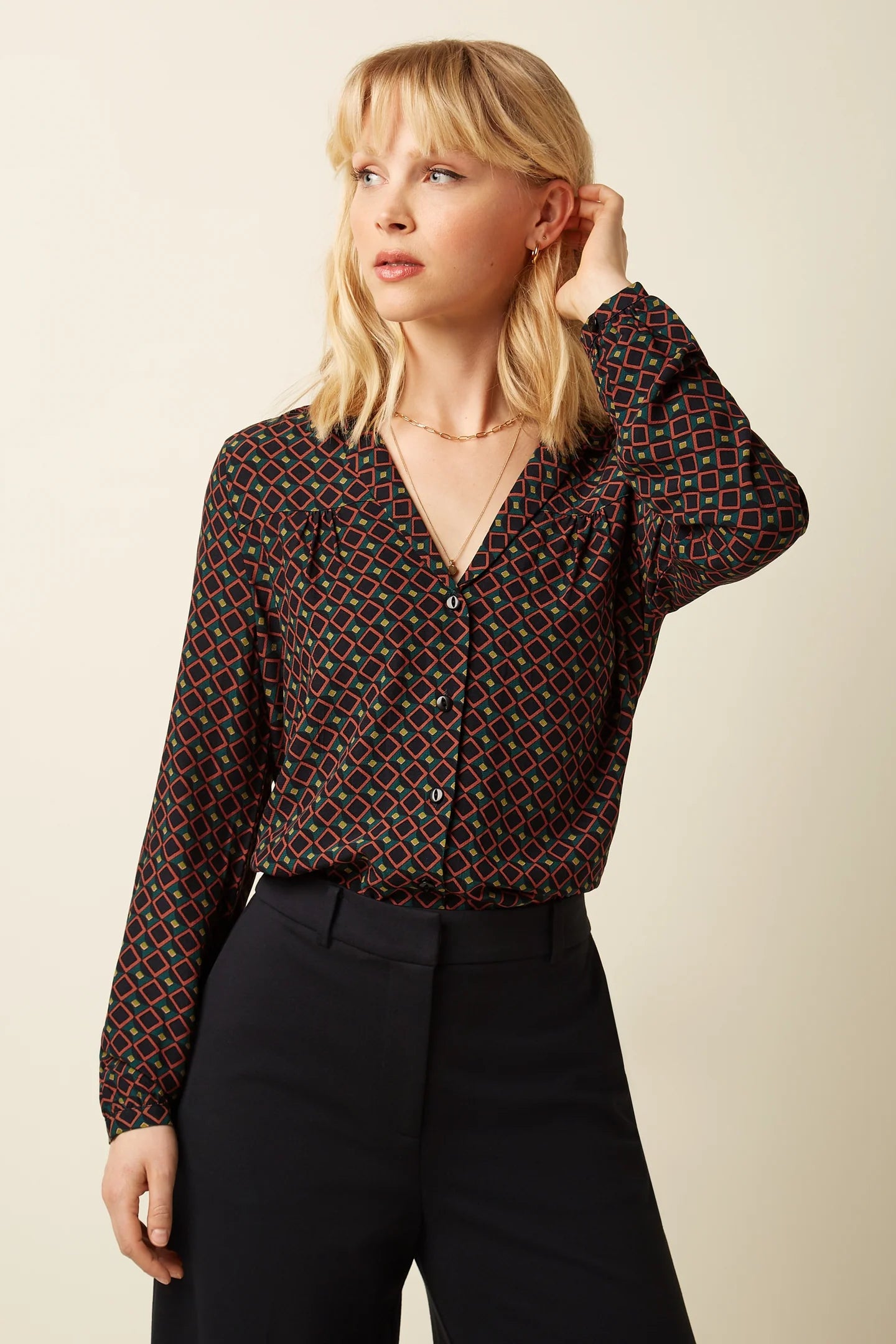 King Louie Tex Blouse Jazzy