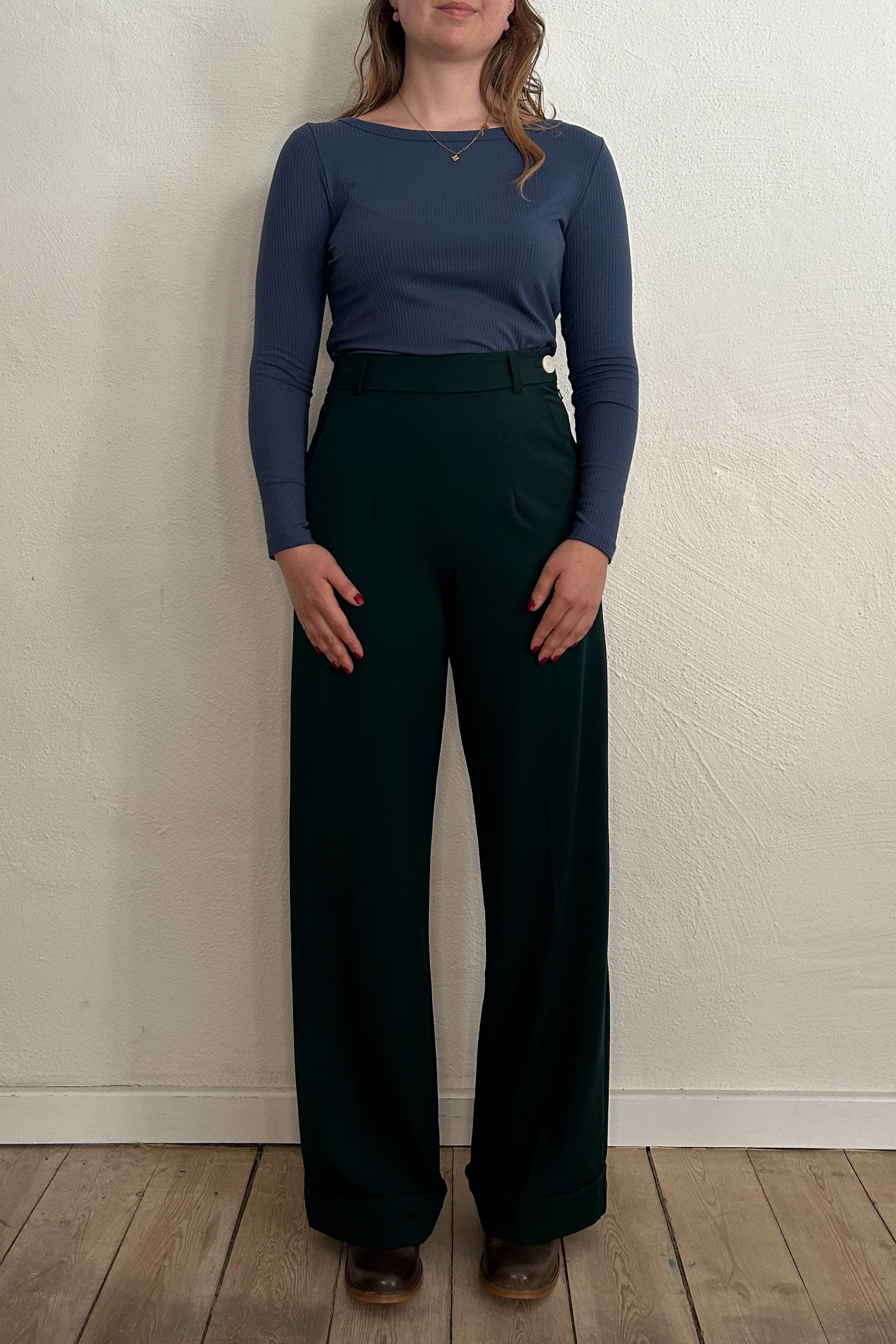 Weekend Doll High Waist Wide Leg Trousers