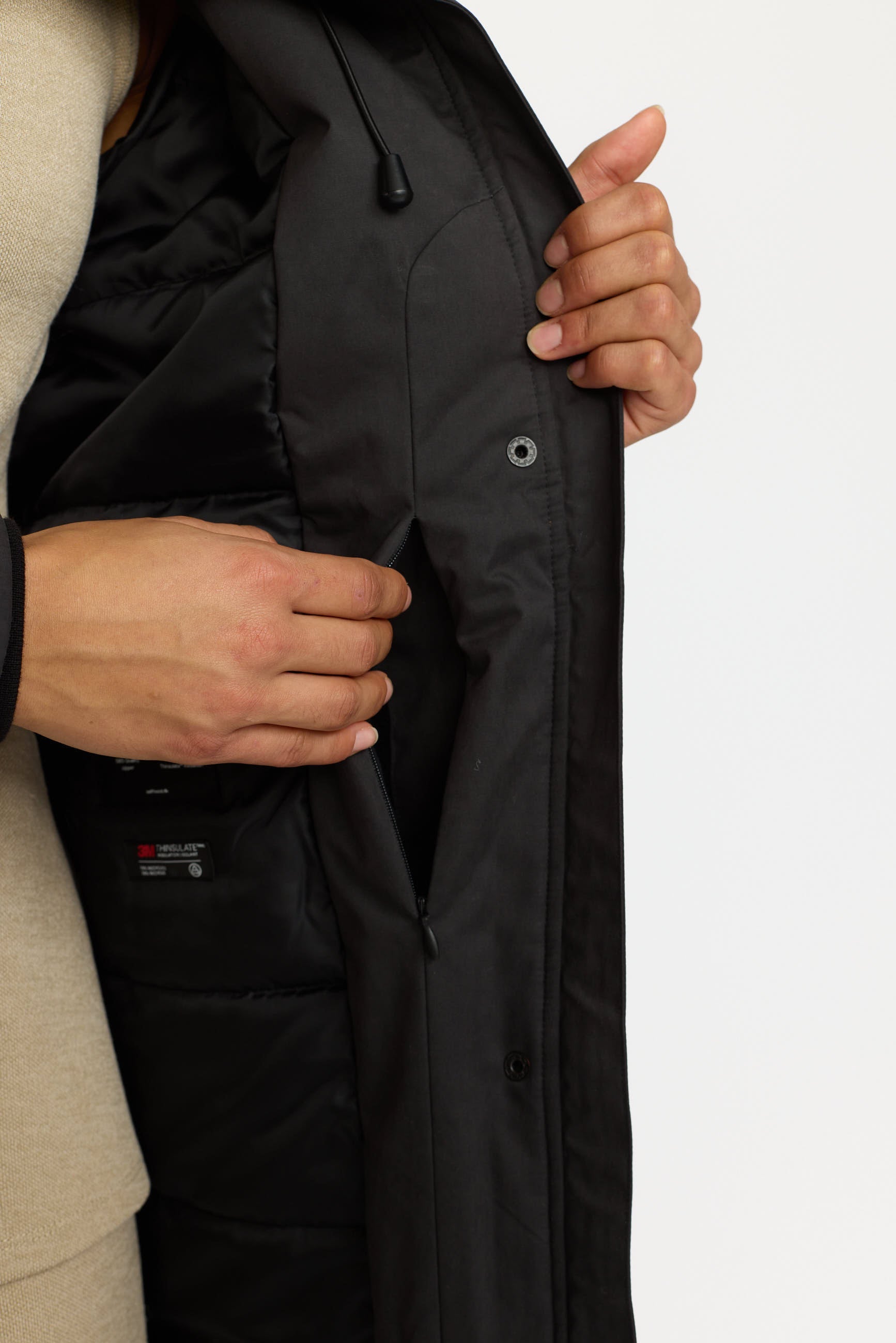 Selfhood Long Hooded Coat