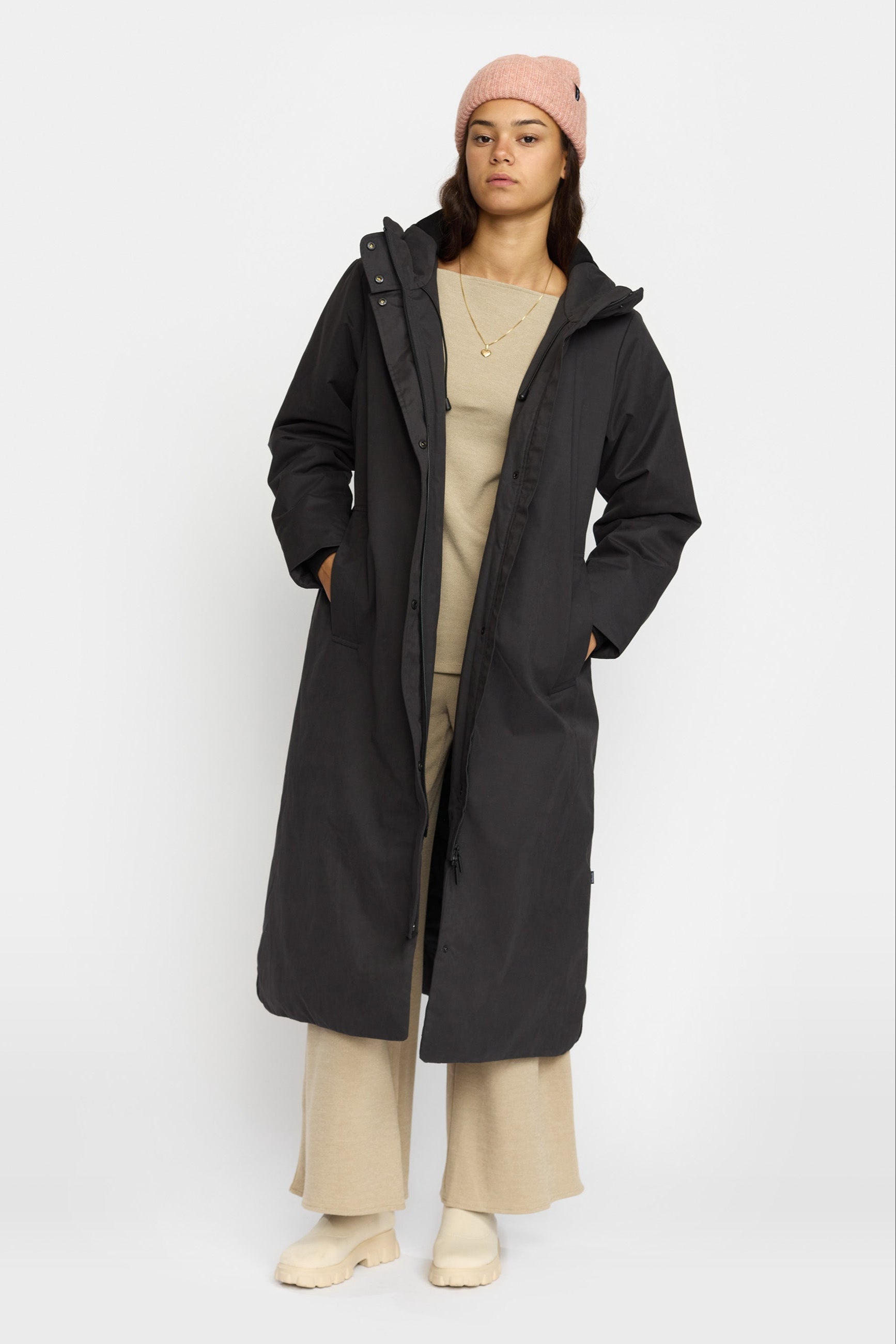 Selfhood Long Hooded Coat