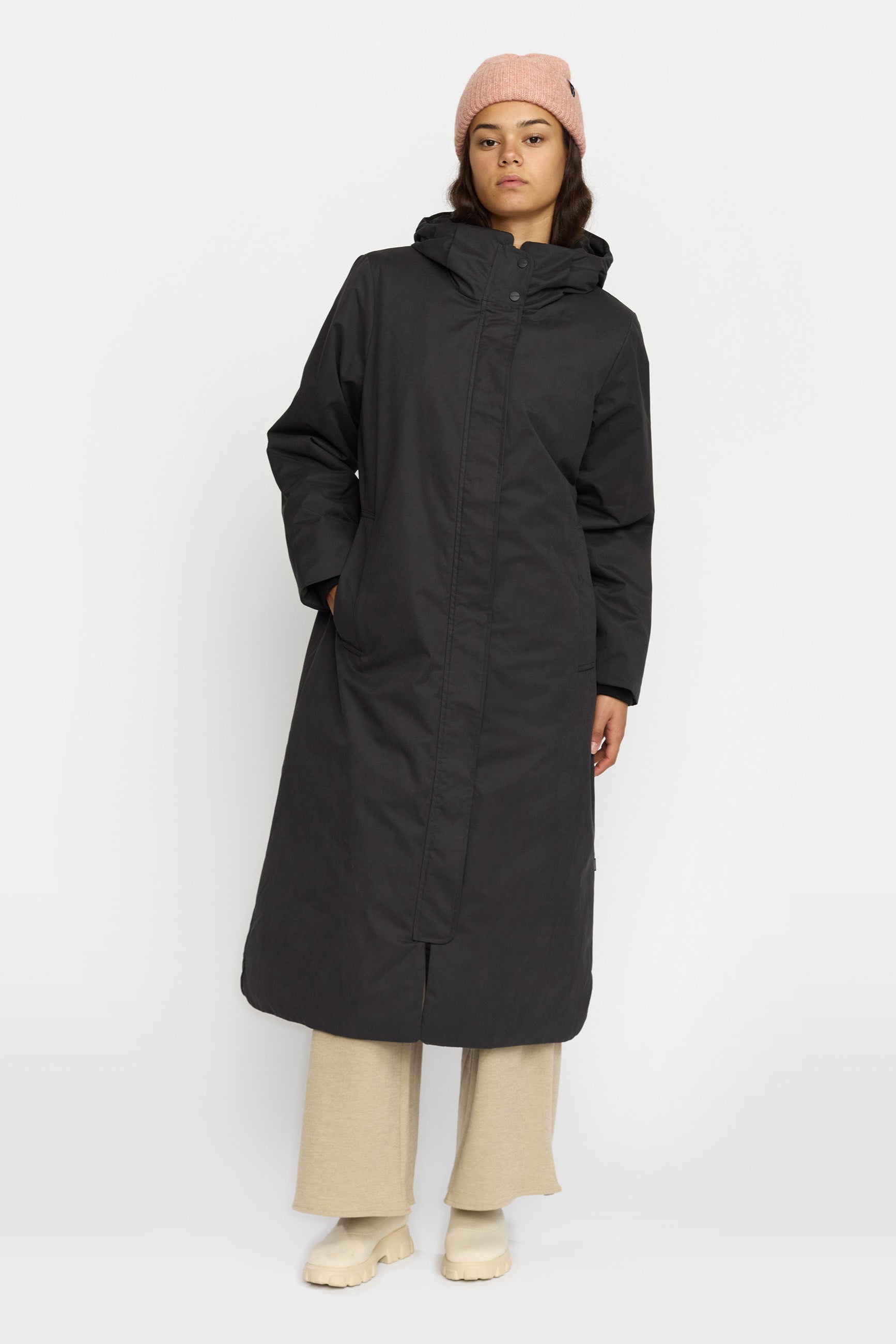 Selfhood Long Hooded Coat