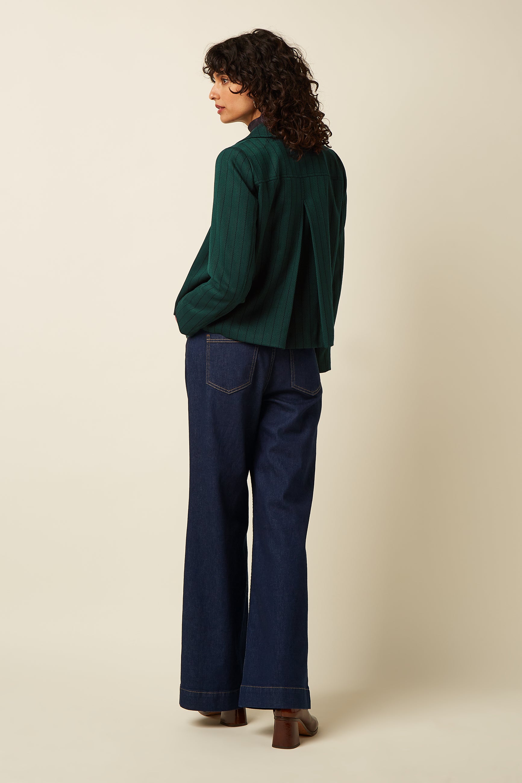 King Louie Patti Coat Dale Chevron